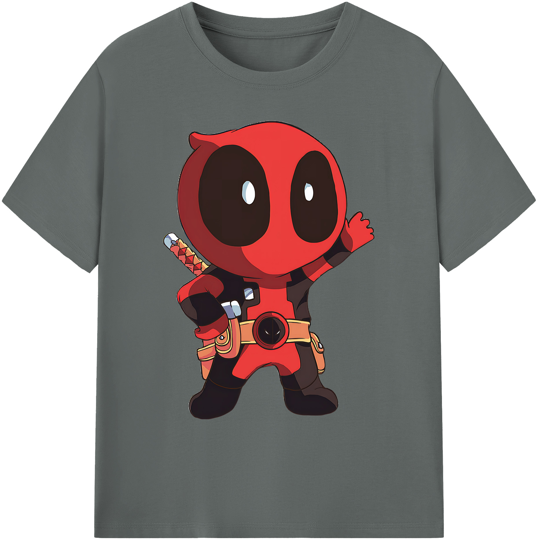 （画像用） Deadpool デッドプール 綿100％ メンズ半袖Tシャツ｜肌触りやわらか＆通気性